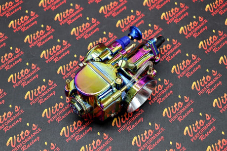 Yamaha Blaster 28MM 28PWK Larger Carb Carburetor Kit + Vito's Cable TITANIUM 7