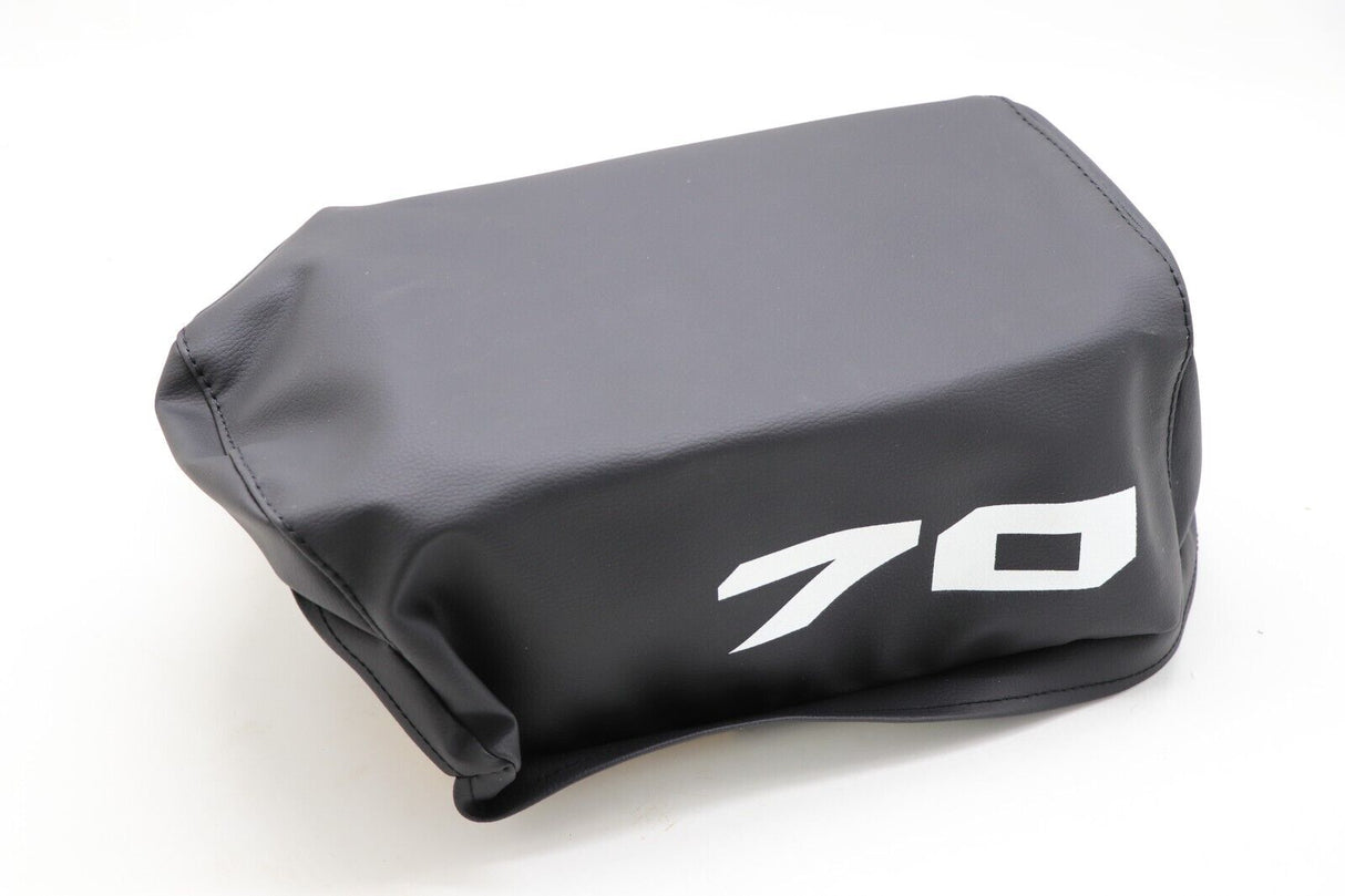 NEW Honda ATC70 seat cover only - fits 1978-1985 ATC 70 BLACK SMOOTH #70 letters 3