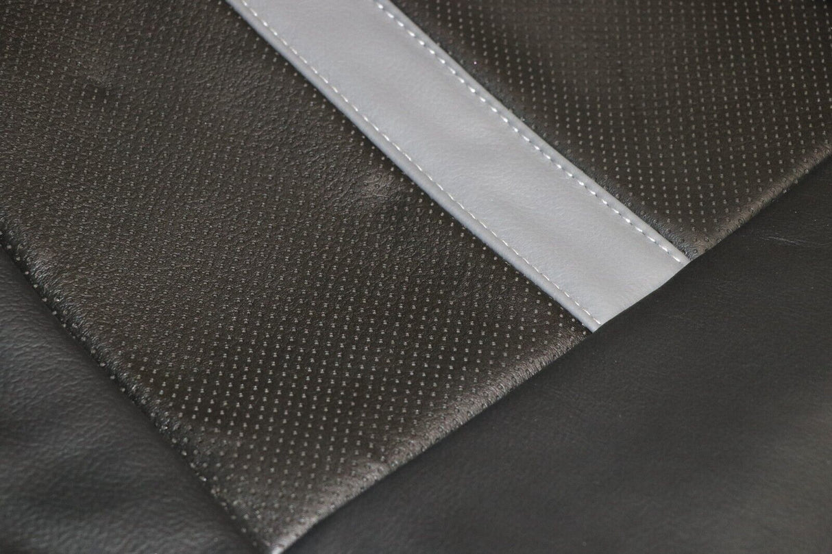 2015 - 2020 Ford F-150 XLT SuperCrew Leather Seat Covers Black Gray SEMA Edition 7