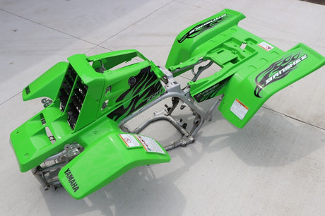 Vito's custom vinyl graphics 14MIL sticker Yamaha Banshee BLACK & GREEN 4