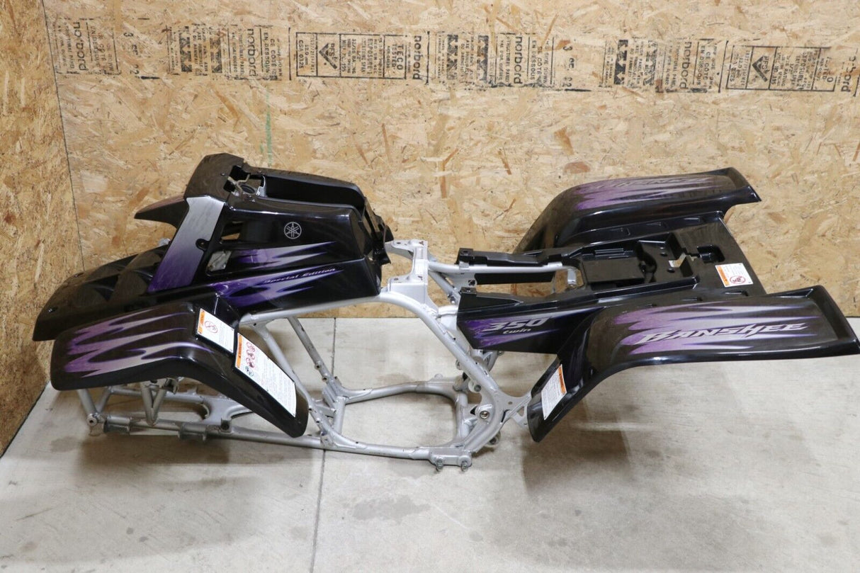 Vito's vinyl decal graphics kit 14MIL sticker Yamaha Banshee BLACK PURPLE 2005 6
