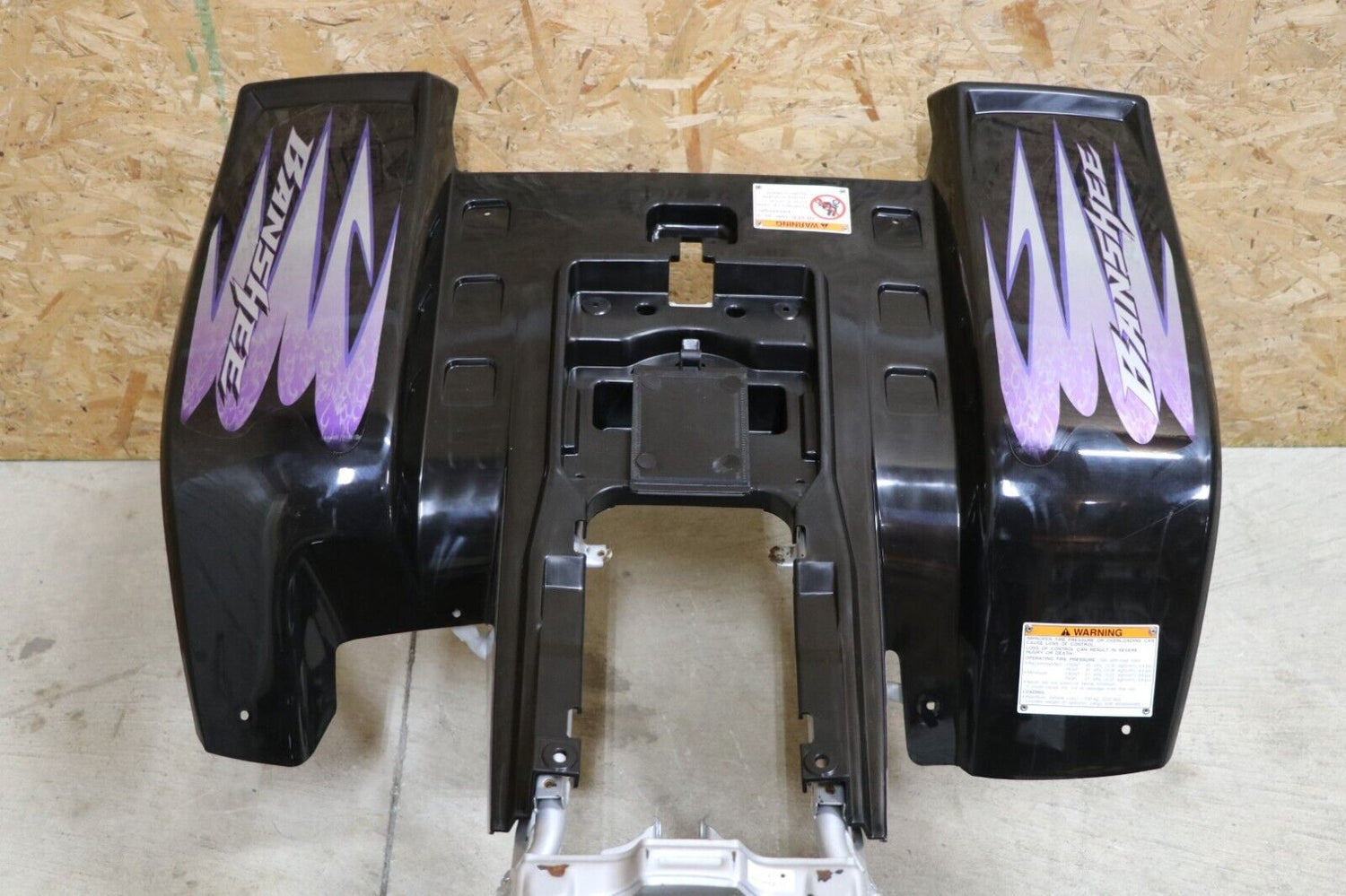 Vito's vinyl decal graphics kit 14MIL sticker Yamaha Banshee BLACK PURPLE 2005 12