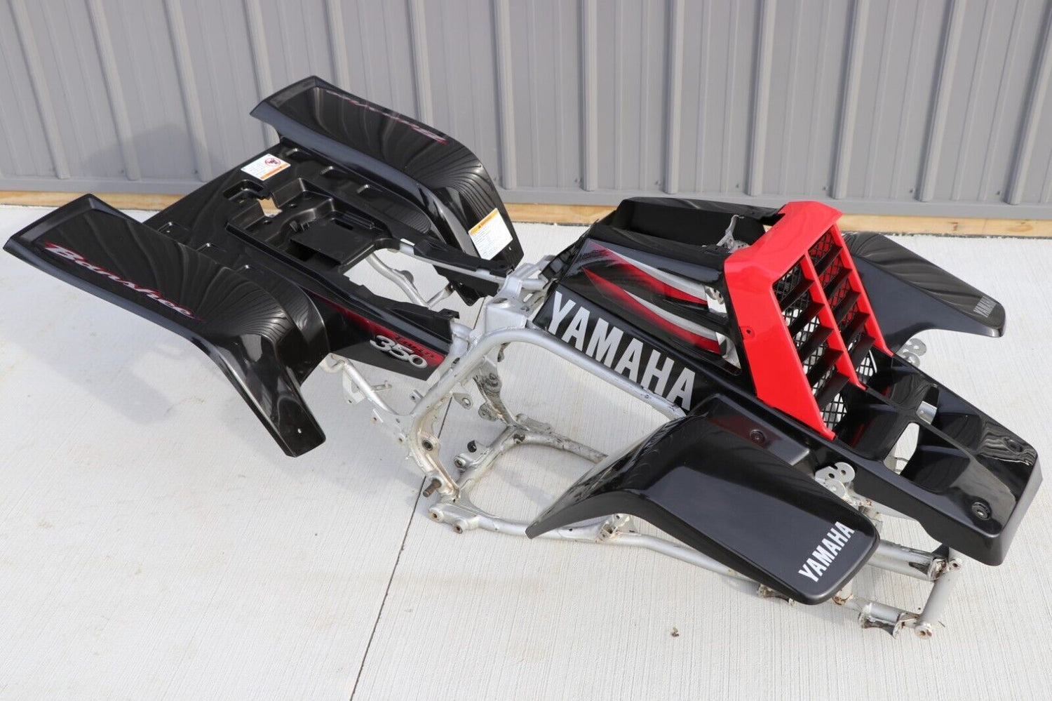 Vito's vinyl decal graphics kit 14MIL sticker Yamaha Banshee RED BLACK 2003 4