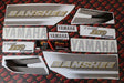 Vito's vinyl decal graphics kit 14MIL sticker Yamaha Banshee SILVER BLACK 2001 1