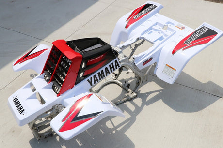 Vito's vinyl decal graphics kit 14MIL sticker Yamaha Banshee RED BLACK 2000 6