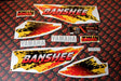 Vito's vinyl decal graphics kit 14MIL sticker Yamaha Banshee RED YELLOW 1997 1