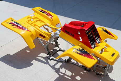 Vito's vinyl decal graphics kit 14MIL sticker Yamaha Banshee RED YELLOW 1997 4