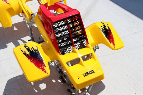 Vito's vinyl decal graphics kit 14MIL sticker Yamaha Banshee RED YELLOW 1997 6