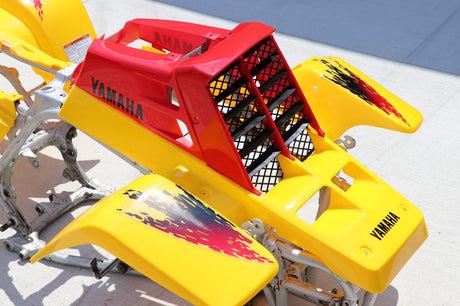 Vito's vinyl decal graphics kit 14MIL sticker Yamaha Banshee RED YELLOW 1997 7
