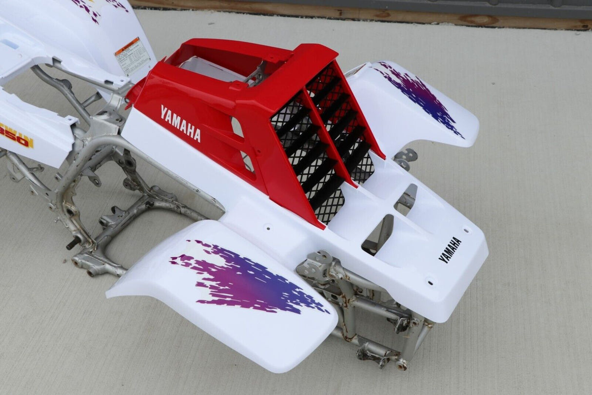 Vito's vinyl decal graphics kit 14MIL sticker Yamaha Banshee RED WHITE 1996 5