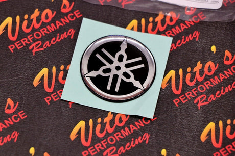 Sticker gel bubble Emblem tuning Fork Yamaha Banshee OEM factory stock BANSHEE 2