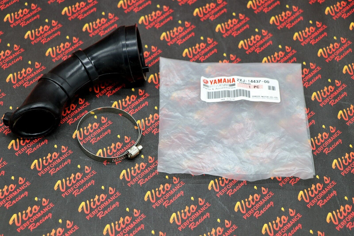 NEW OEM factory SNORKEL + CLAMP for airbox air box lid 1988-2006 Yamaha Blaster 2