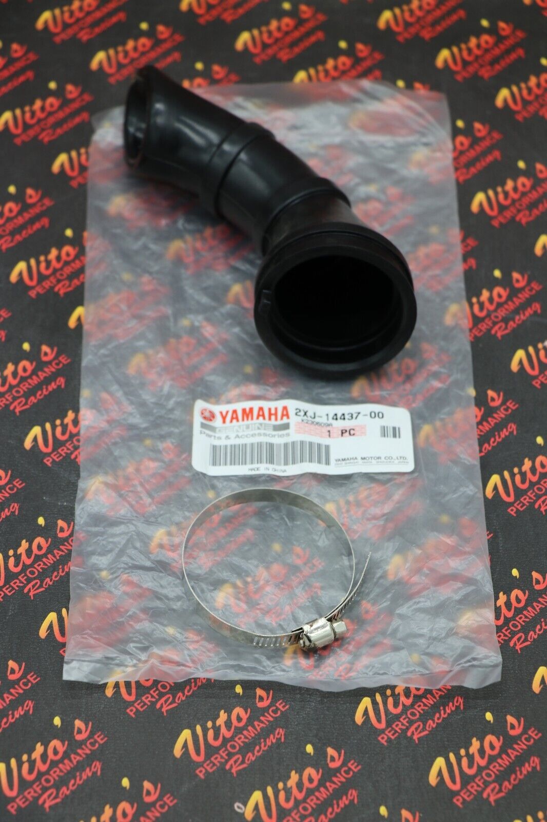 NEW OEM factory SNORKEL + CLAMP for airbox air box lid 1988-2006 Yamaha Blaster 3