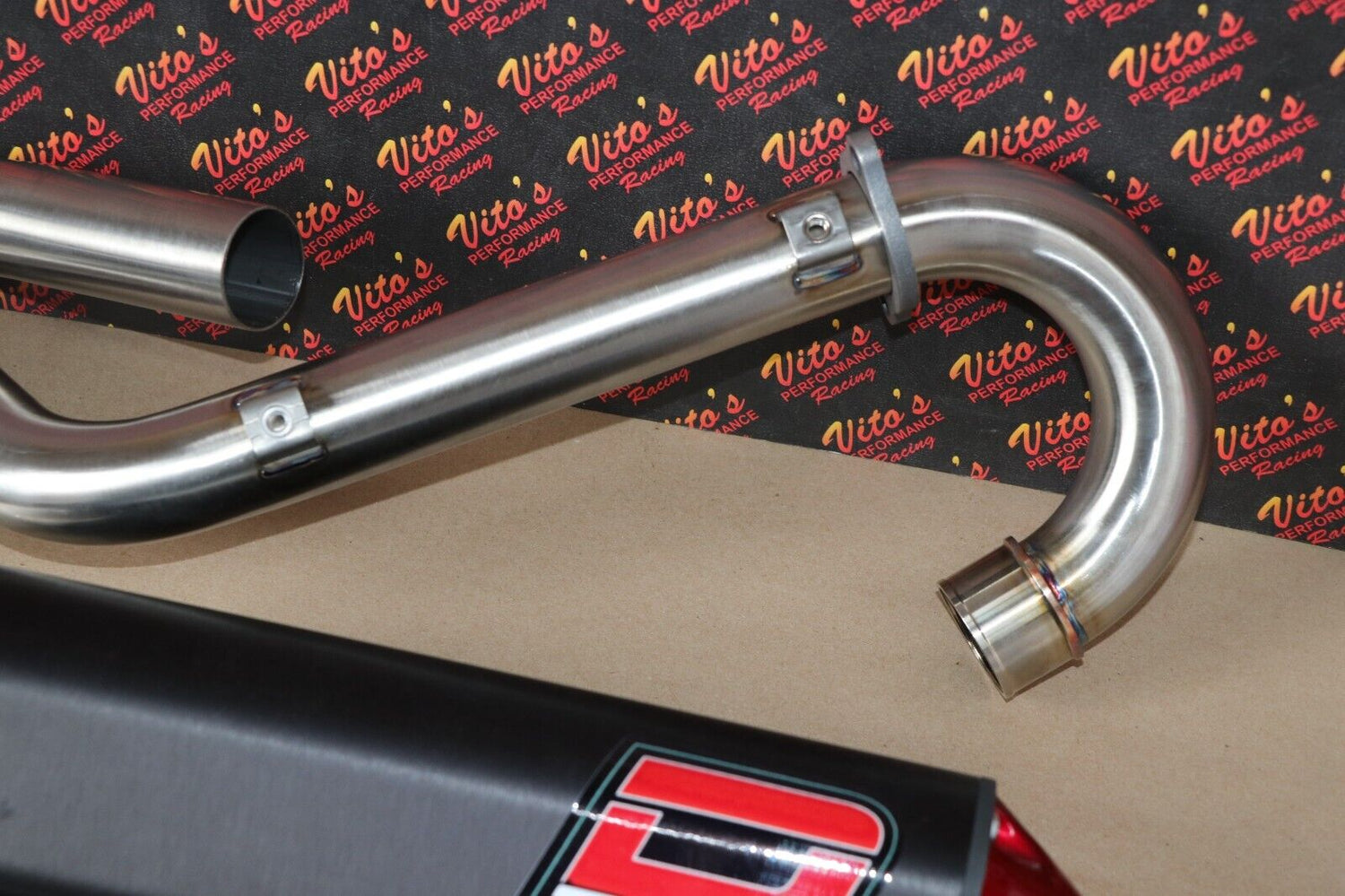 DMC Force-4 Twin Megaphone Comp dual Exhaust YAMAHA RAPTOR 700 2006-2014 4