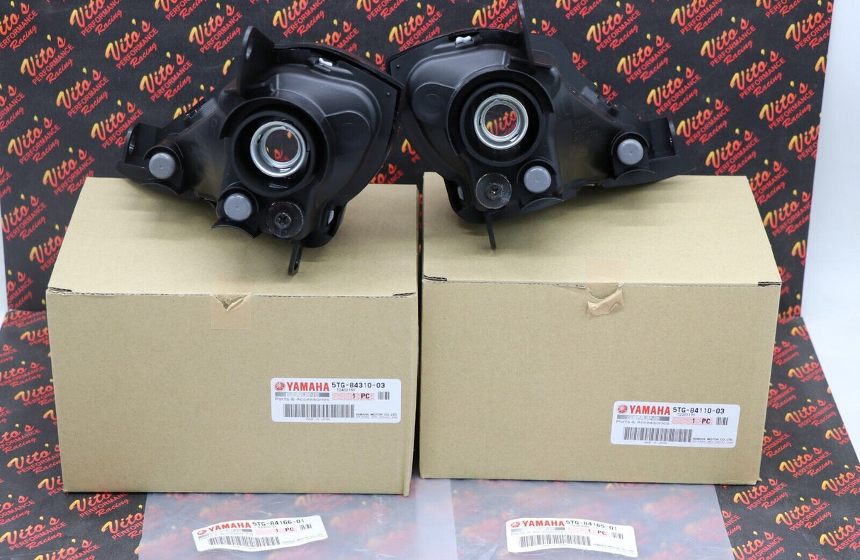 OEM Headlights + plastic surround trim FACTORY Yamaha YFZ450 YFZ450R Raptor 700 7