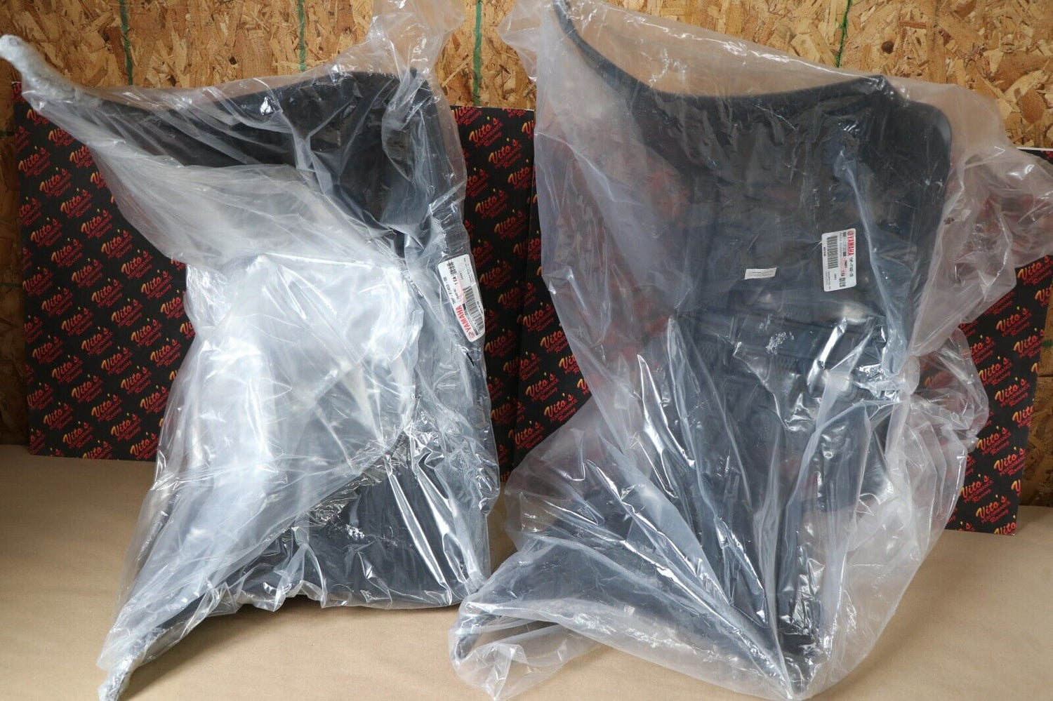2 x OEM Floorboard footrest footwell guards L+R Yamaha Kodiak Grizzly 550 700 5