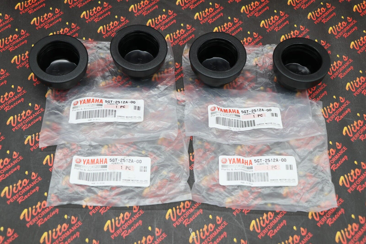 4 x Rubber wheel caps OEM Factory Yamaha Grizzly Kodiak Big Bear front + rear 2