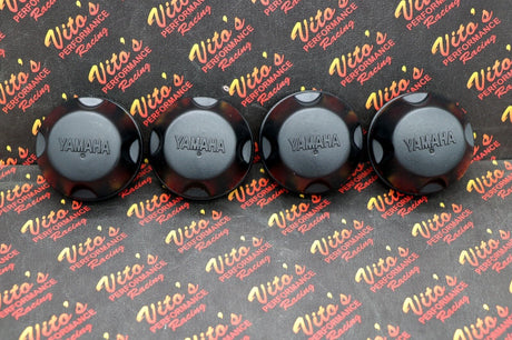 4 x Rubber wheel caps OEM Factory Yamaha Grizzly Kodiak Big Bear front + rear 4