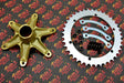 Vito's sprocket hub Banshee / Blaster + studs + nuts + locks + sprocket 38 tooth 1