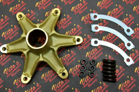 Vito's sprocket hub Banshee / Blaster + studs + nuts + locks + sprocket 38 tooth 2