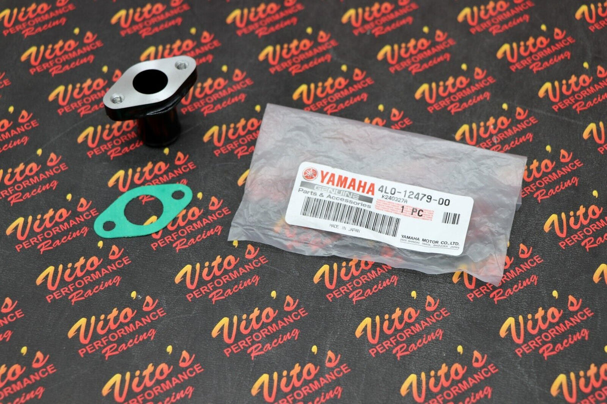 Head neck coolant hose fitting + gasket for OEM head Yamaha Banshee 1987-2006 2