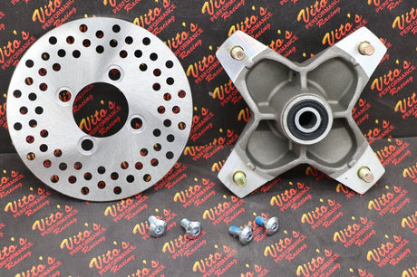1 x NEW front hub kit + ROTOR + seals + bearings Yamaha Banshee Warrior Blaster 2