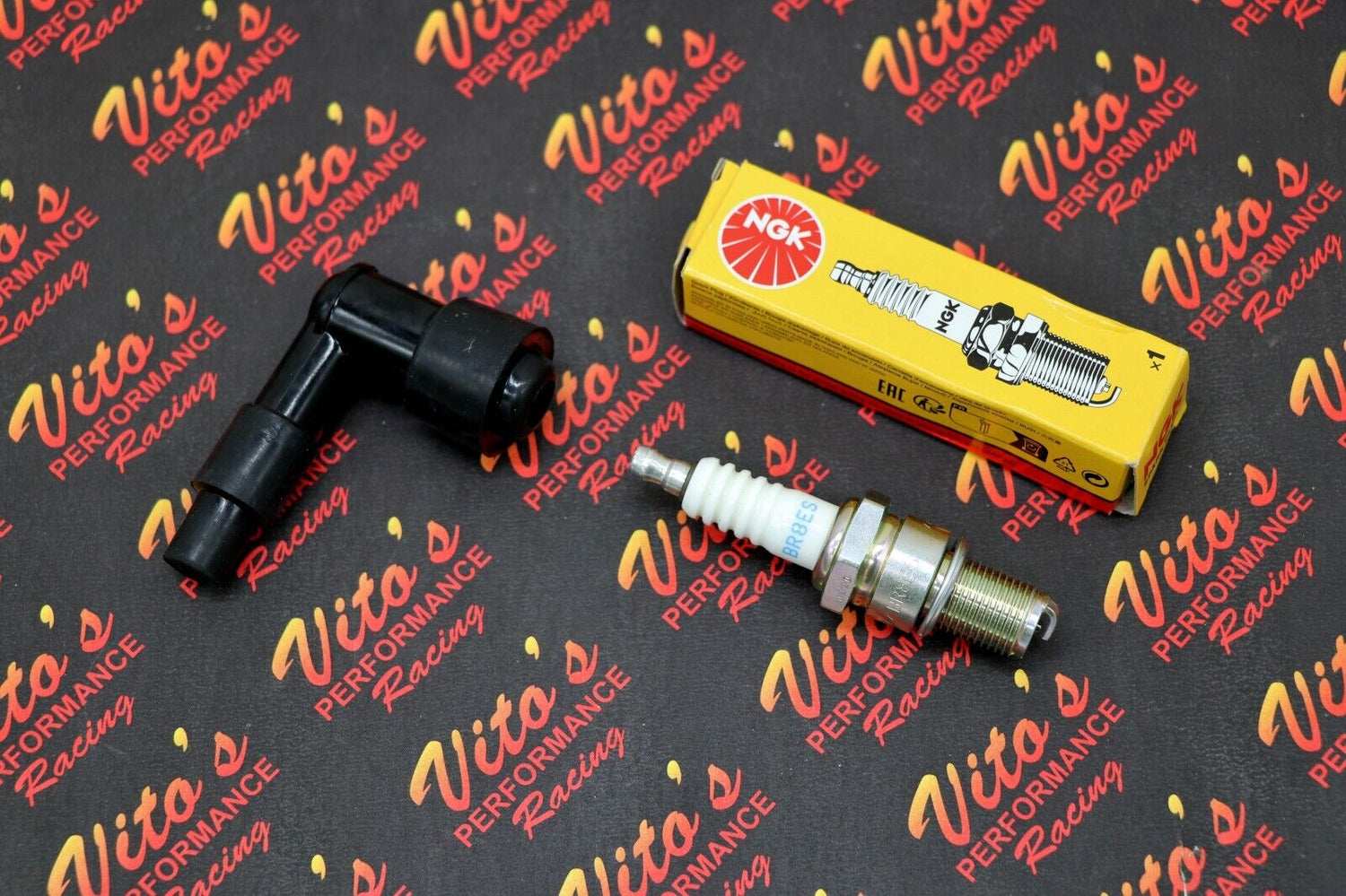 2 x Vito's ignition coil NGK style spark plug caps Yamaha BANSHEE 1987-2006 NEW 2