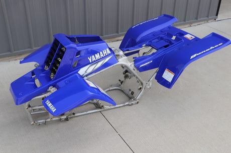 Yamaha Banshee Fenders + Gas Tank Plastic + Rad Cover Grill + Graphics Blue 2004 1