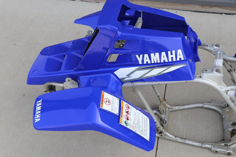 Yamaha Banshee Fenders + Gas Tank Plastic + Rad Cover Grill + Graphics Blue 2004 4