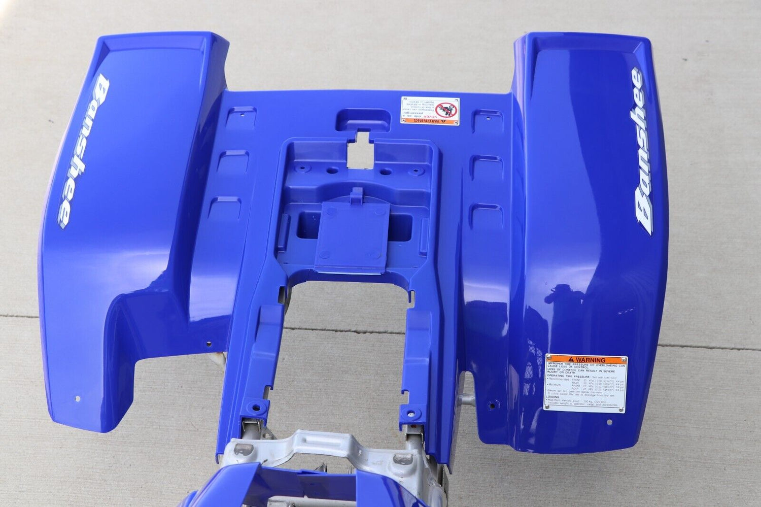 Yamaha Banshee Fenders + Gas Tank Plastic + Rad Cover Grill + Graphics Blue 2004 11