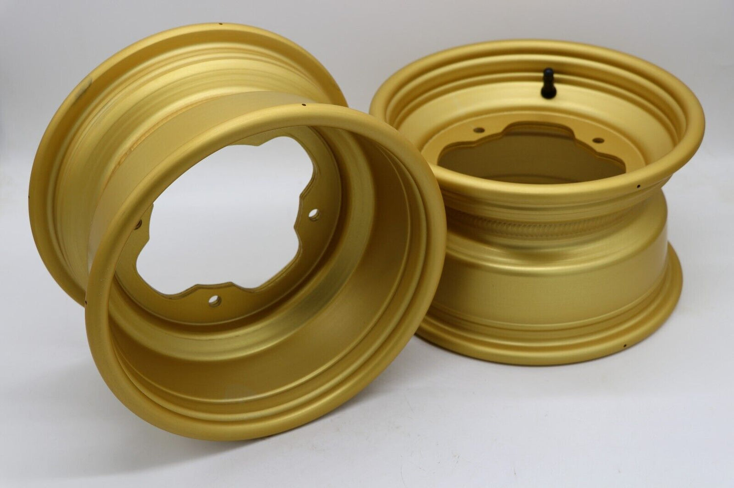 2 x 10" front aluminum wheels rims 4x156 Yamaha Banshee Blaster Warrior GOLD 5