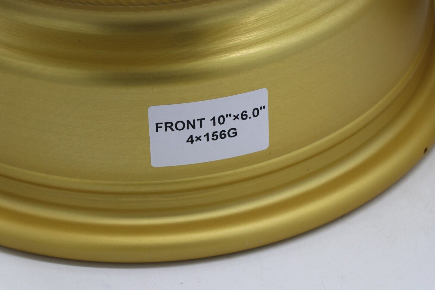 2 x 10" front aluminum wheels rims 4x156 Yamaha Banshee Blaster Warrior GOLD 10