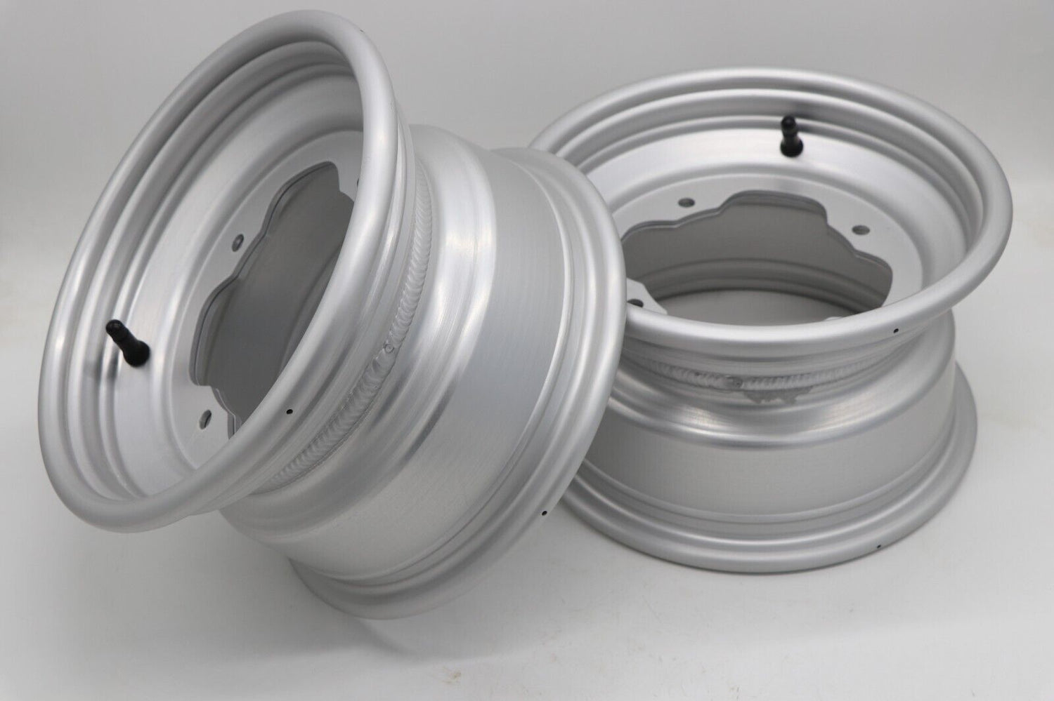 2 x 10" front aluminum wheels rims 4x156 Yamaha Banshee Raptor YFZ450r SILVER 2