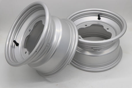 2 x 10" front aluminum wheels rims 4x156 Yamaha Banshee Raptor YFZ450r SILVER 2