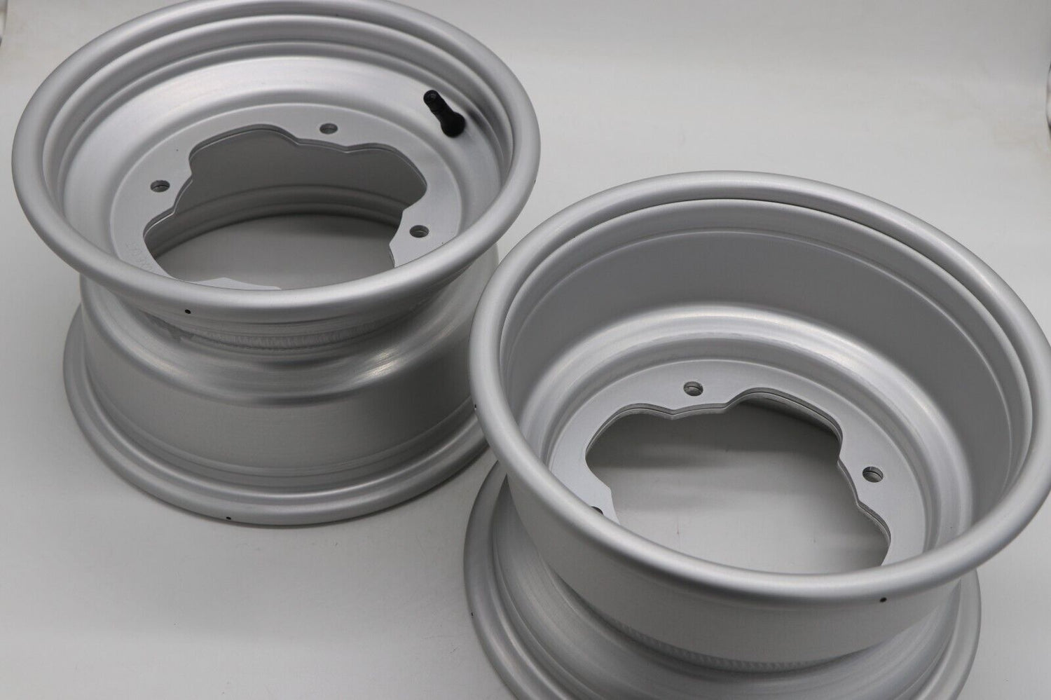 2 x 10" front aluminum wheels rims 4x156 Yamaha Banshee Raptor YFZ450r SILVER 6
