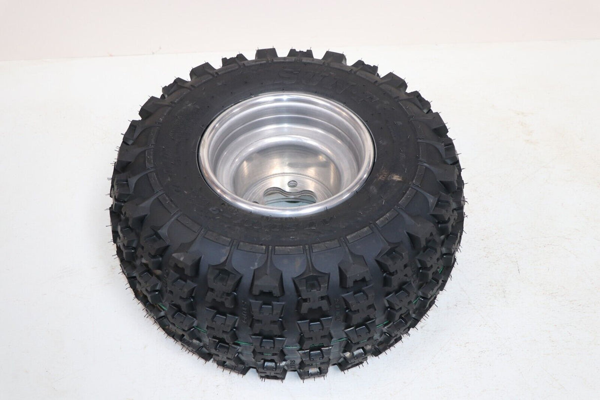 NEW 20x11x9 rear tires + wheels rims HONDA 450r 400EX 300EX TRX250r POLISHED 7