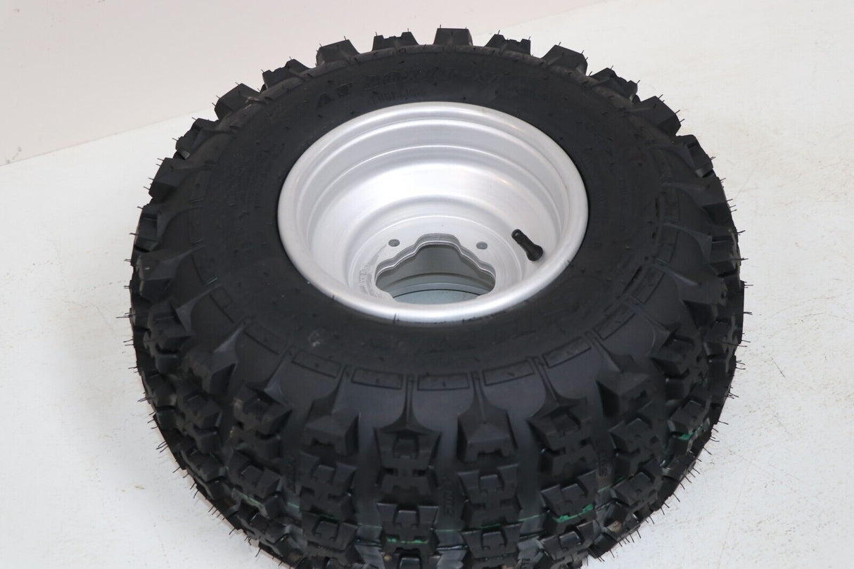 NEW 20x11x9 rear tires + wheels rims Yamaha Banshee Raptor YFZ450 SILVER 4