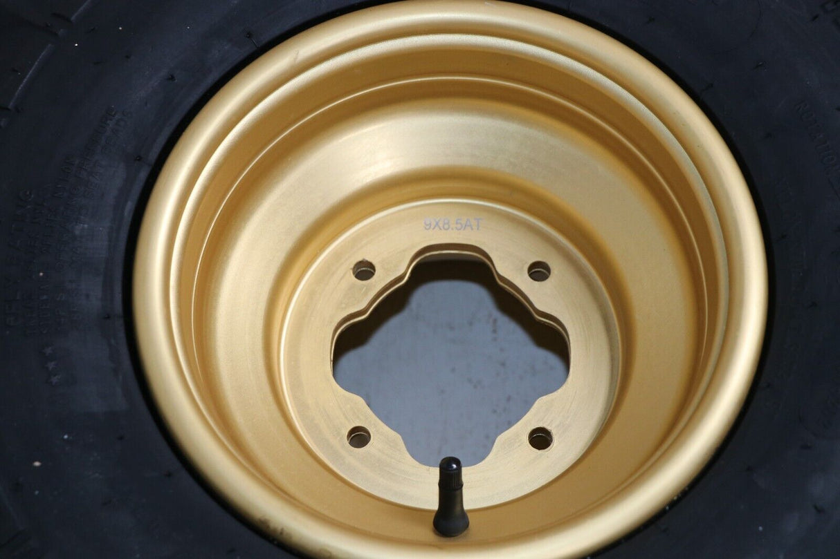 NEW 20x11x9 rear tires + wheels rims Yamaha Banshee Raptor YFZ450 GOLD 5