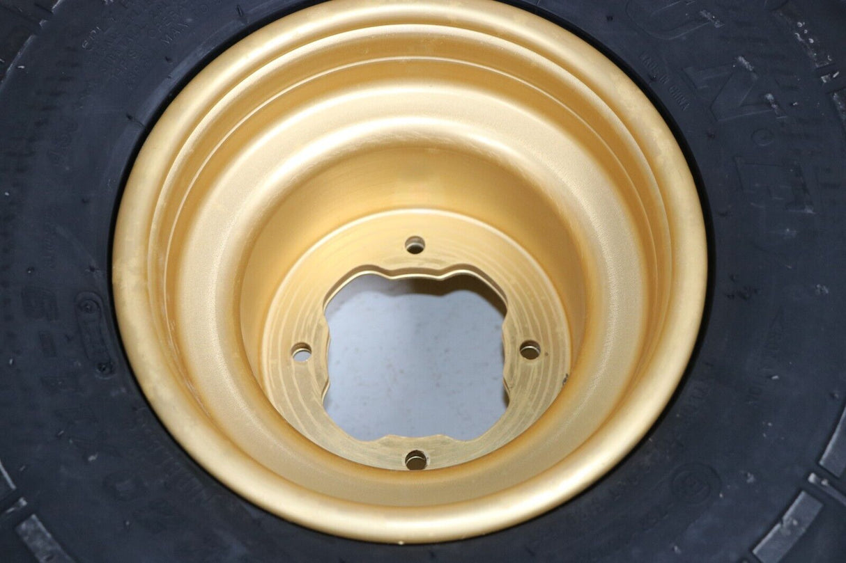 NEW 20x11x9 rear tires + wheels rims Yamaha Banshee Raptor YFZ450 GOLD 8