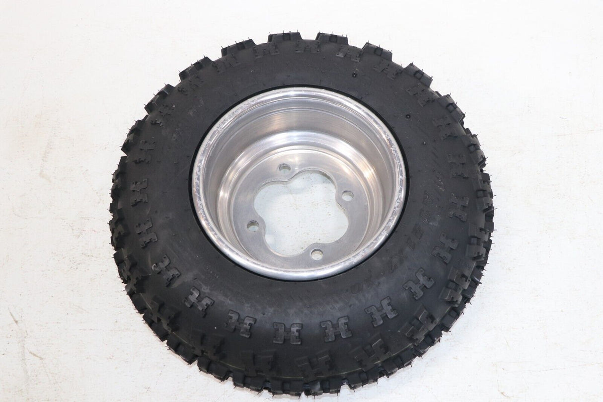 NEW 21x7x10 front tires + wheels rims HONDA 450r 400EX 300EX TRX250r POLISHED 5