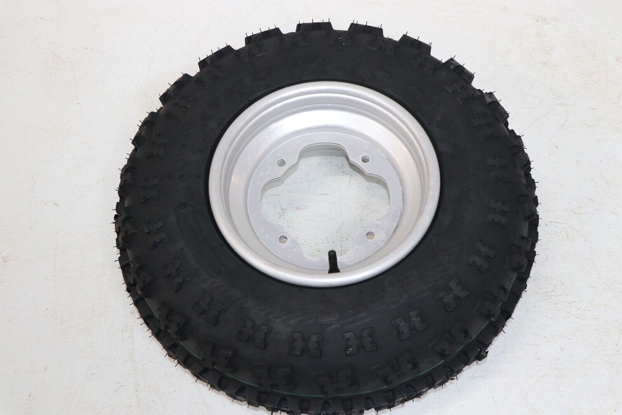 NEW 21x7x10 front tires + wheels rims Yamaha Banshee Raptor YFZ450 SILVER 3