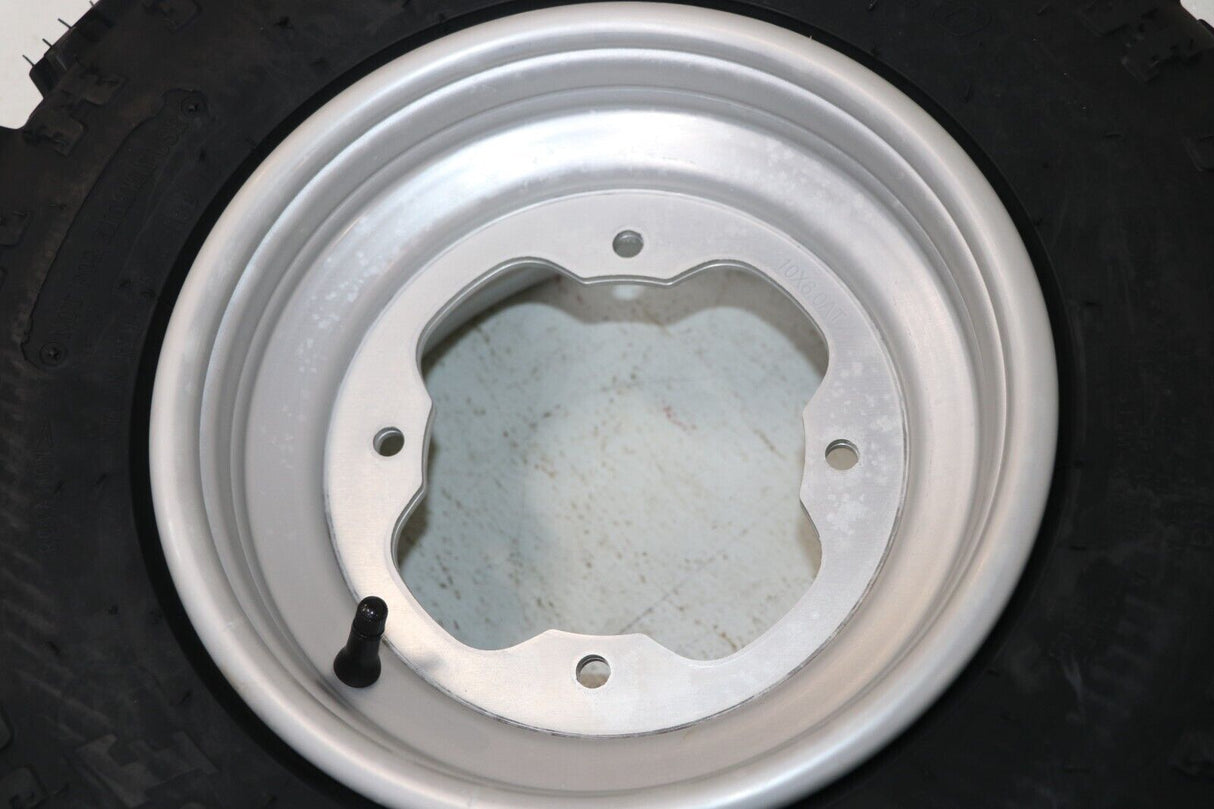 NEW 21x7x10 front tires + wheels rims Yamaha Banshee Raptor YFZ450 SILVER 4