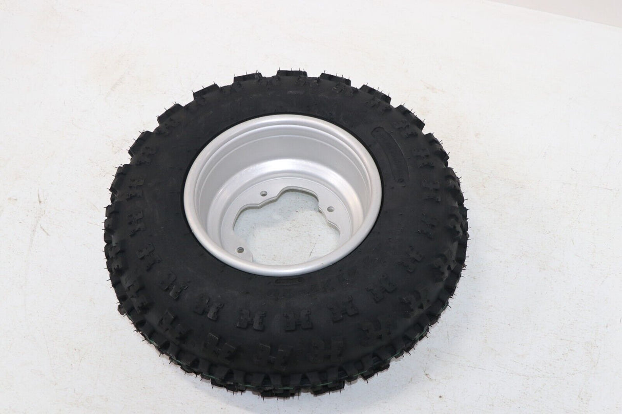 NEW 21x7x10 front tires + wheels rims Yamaha Banshee Raptor YFZ450 SILVER 5