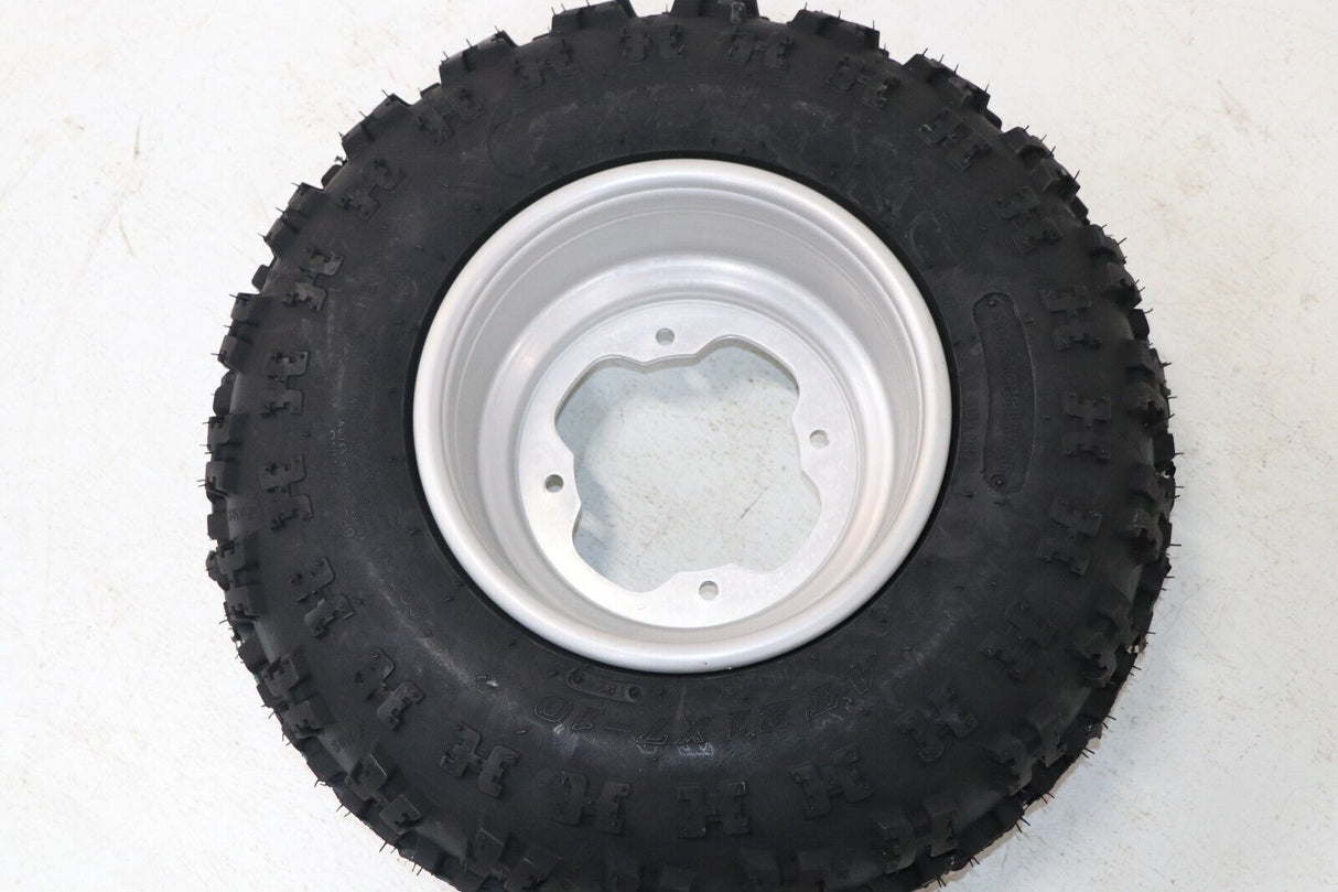 NEW 21x7x10 front tires + wheels rims Yamaha Banshee Raptor YFZ450 SILVER 6