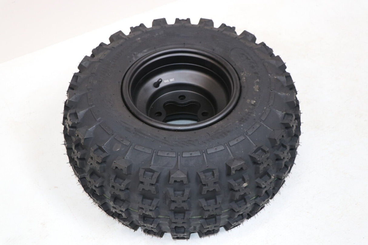 NEW 20x11x9 rear tires + wheels rims HONDA 450r 400EX 300EX TRX250r BLACK 4