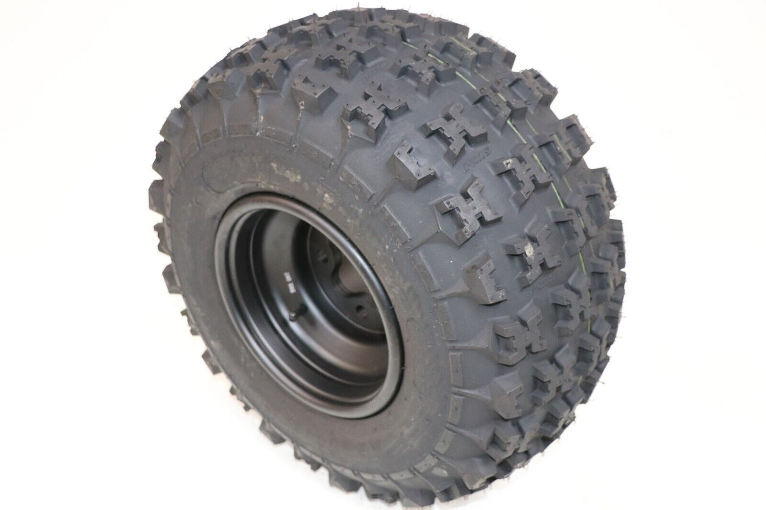 NEW 20x11x9 rear tires + wheels rims HONDA 450r 400EX 300EX TRX250r BLACK 6