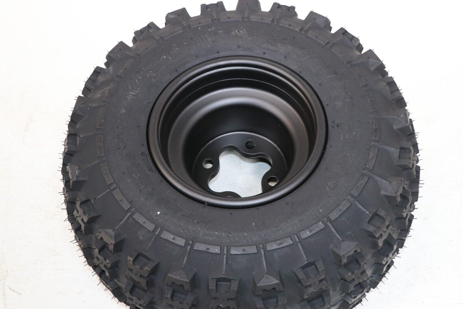 NEW 20x11x9 rear tires + wheels rims HONDA 450r 400EX 300EX TRX250r BLACK 7