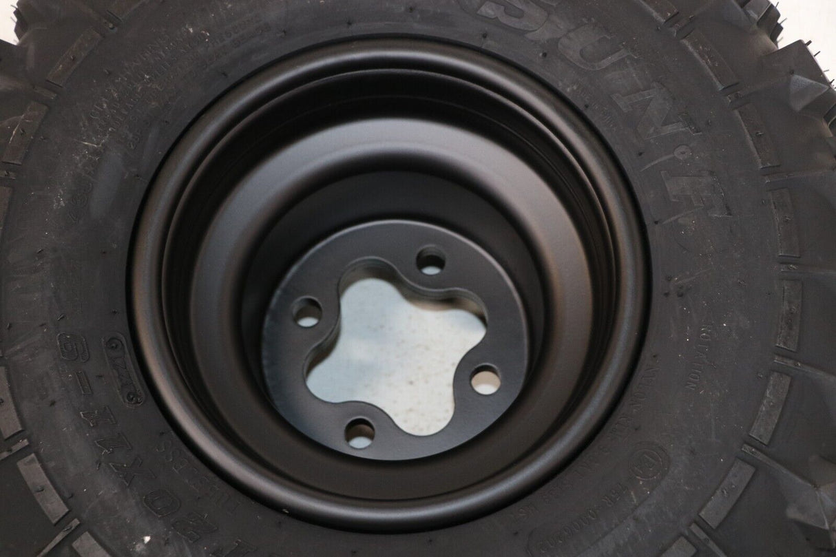 NEW 20x11x9 rear tires + wheels rims HONDA 450r 400EX 300EX TRX250r BLACK 8