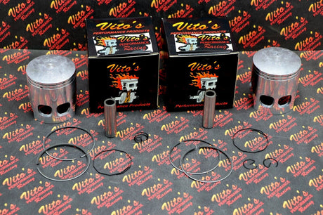 2 x Vito's Performance RD30 RD400 pistons + rings 64.50 Yamaha Banshee 64.50mm 1