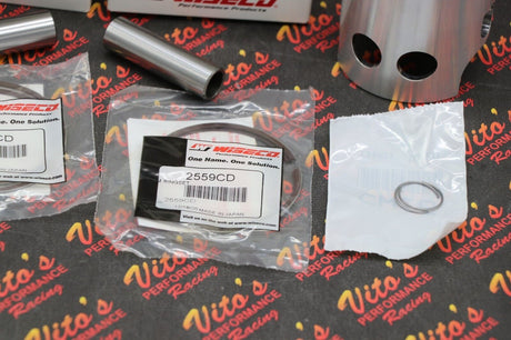 1973-1975 YAMAHA RD350 WISECO 2.00MM / .080" OVERSIZED 66.00MM BORE PISTON KIT 3